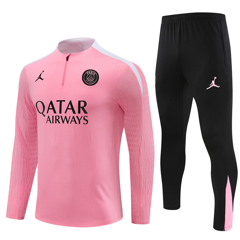 AAA Quality Paris St Germain 24/25 Tracksuit - Pink/White